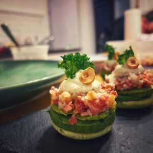 Meringue de kale et bacon par Antoine LEmay