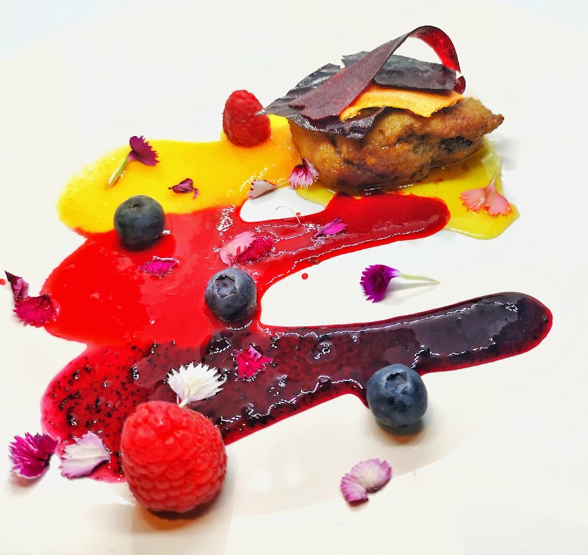 foie gras poêlé aux petits fruits par Antine Lemay